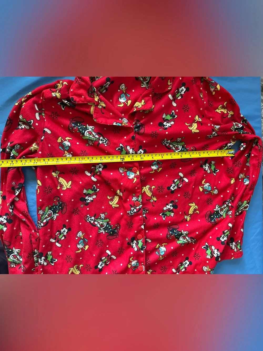 Disney Red Mickey & Friends Fleece Pajama Set - Picture 8 of 9